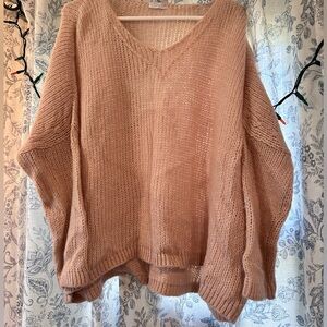 Debbie Katz Italian Pink Knit Sweater